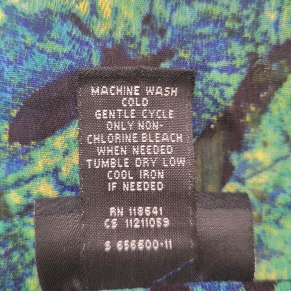 Lane Bryant batik sheer racer back tunic top size 20 - Picture 4 of 8